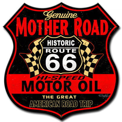 Route 66 The Mother Road 14 x 14
