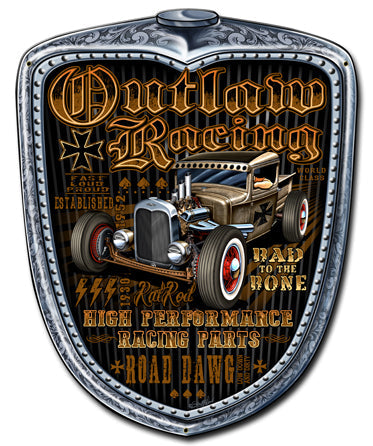 Outlaw Racing Grill 15 x 18