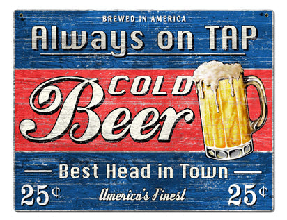 Beer Old Plywood 24 x 18
