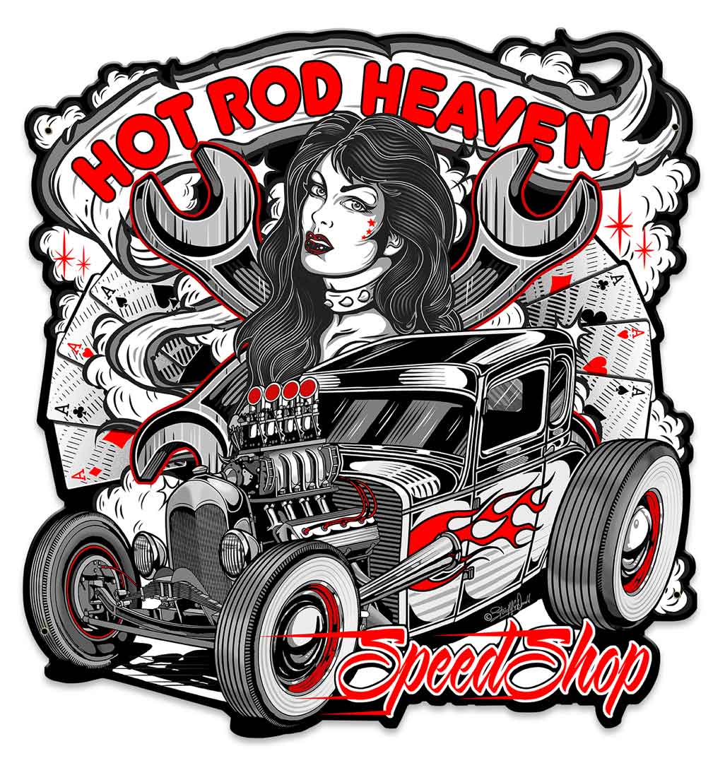 Hot Rod Heaven 2 18 x 19