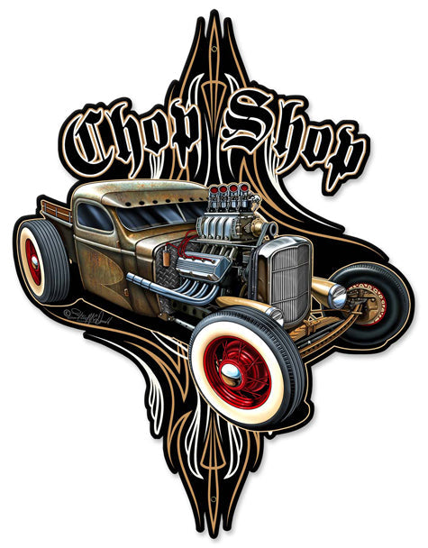 Rat Rod Chop Shop 14 x 18