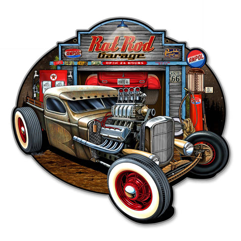 Rat Rod Garage 14 x 14