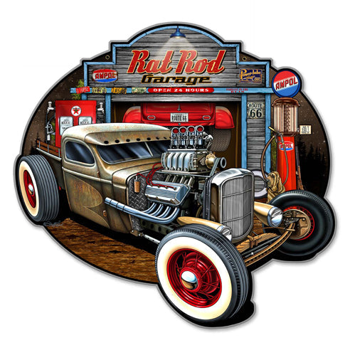 Rat Rod Garage 18 x 18