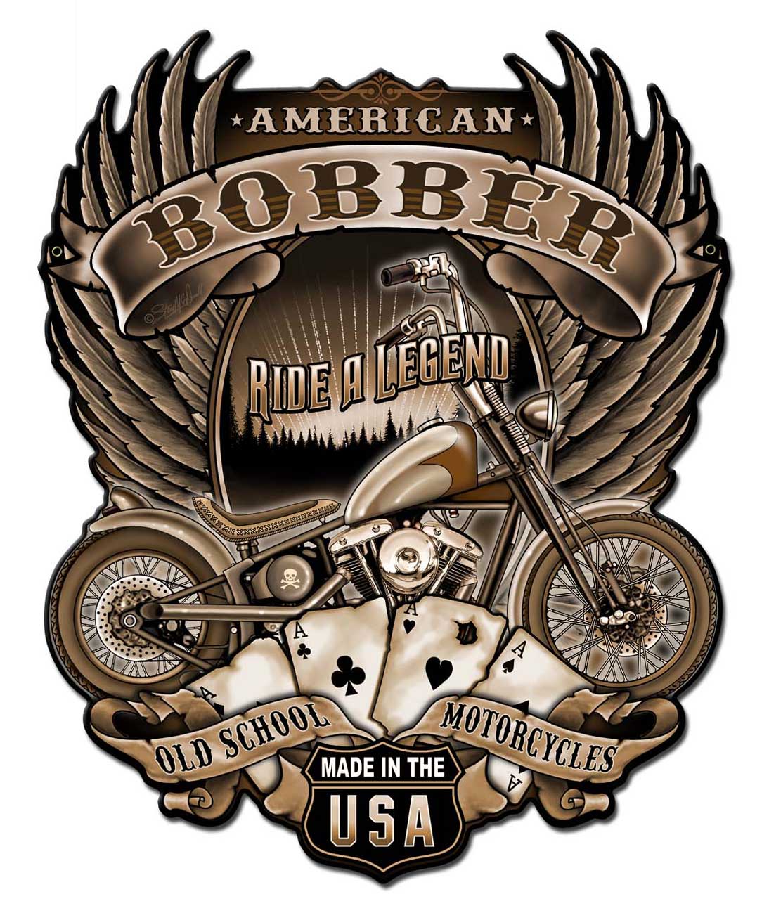 American Bobber 14 x 18