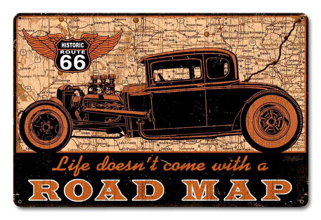 Road Map 18 x 12