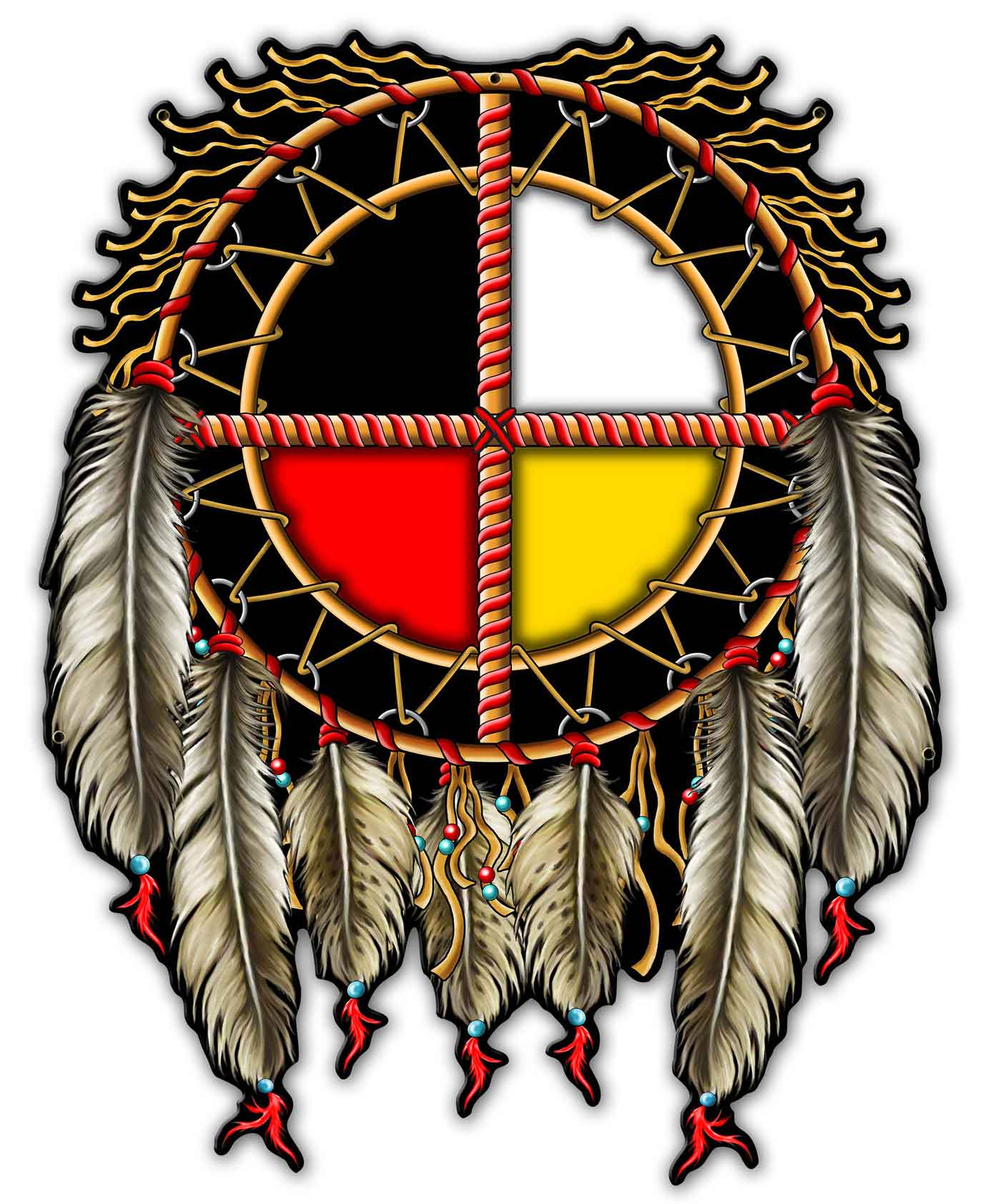 Medicine Wheel R6 29 x 37