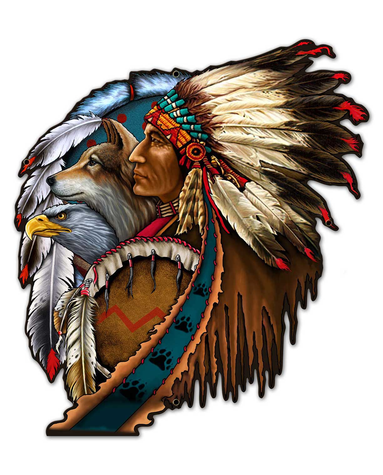 Shield Indian 5 24 x 27