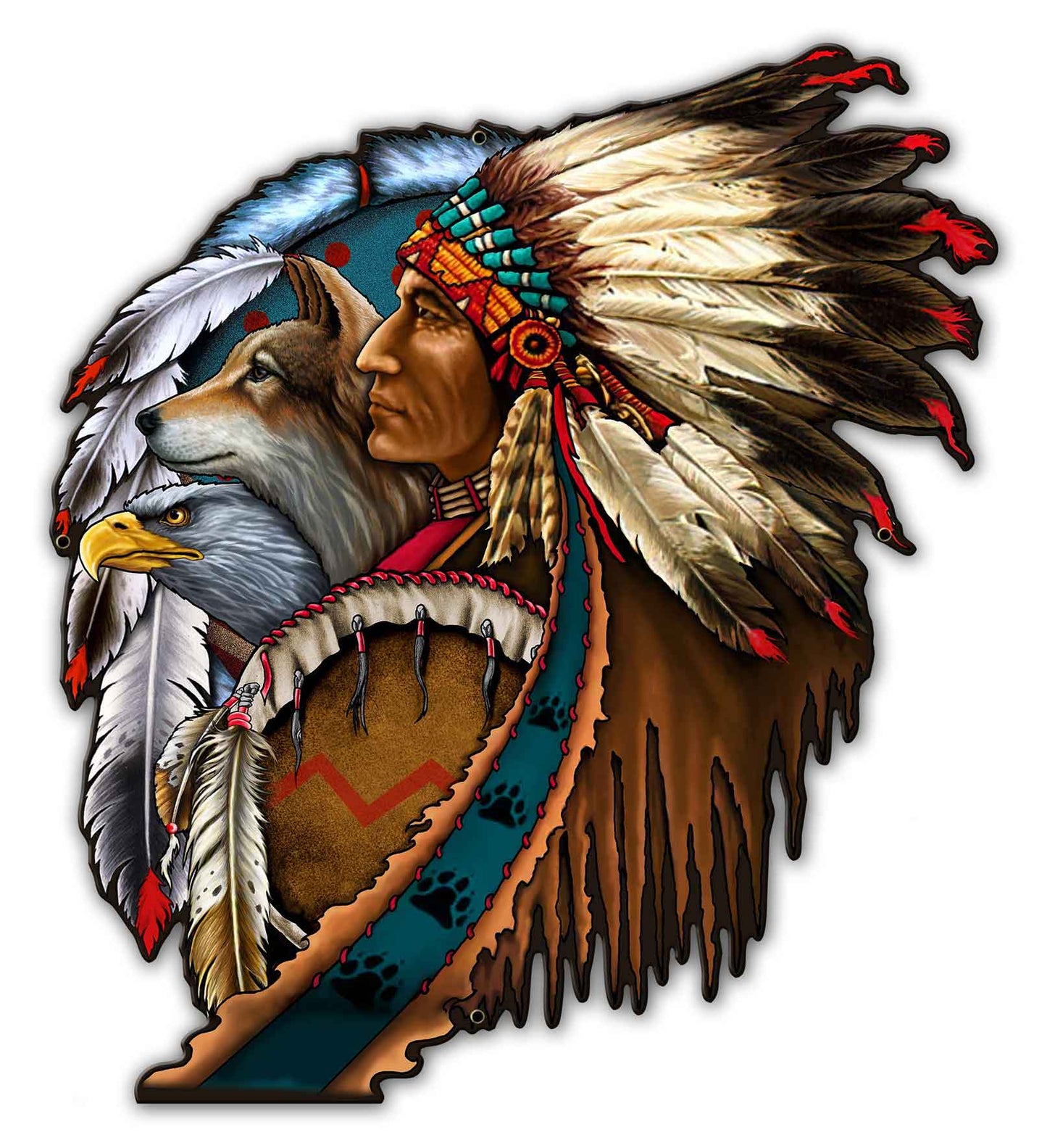 Shield Indian 5 30 x 33