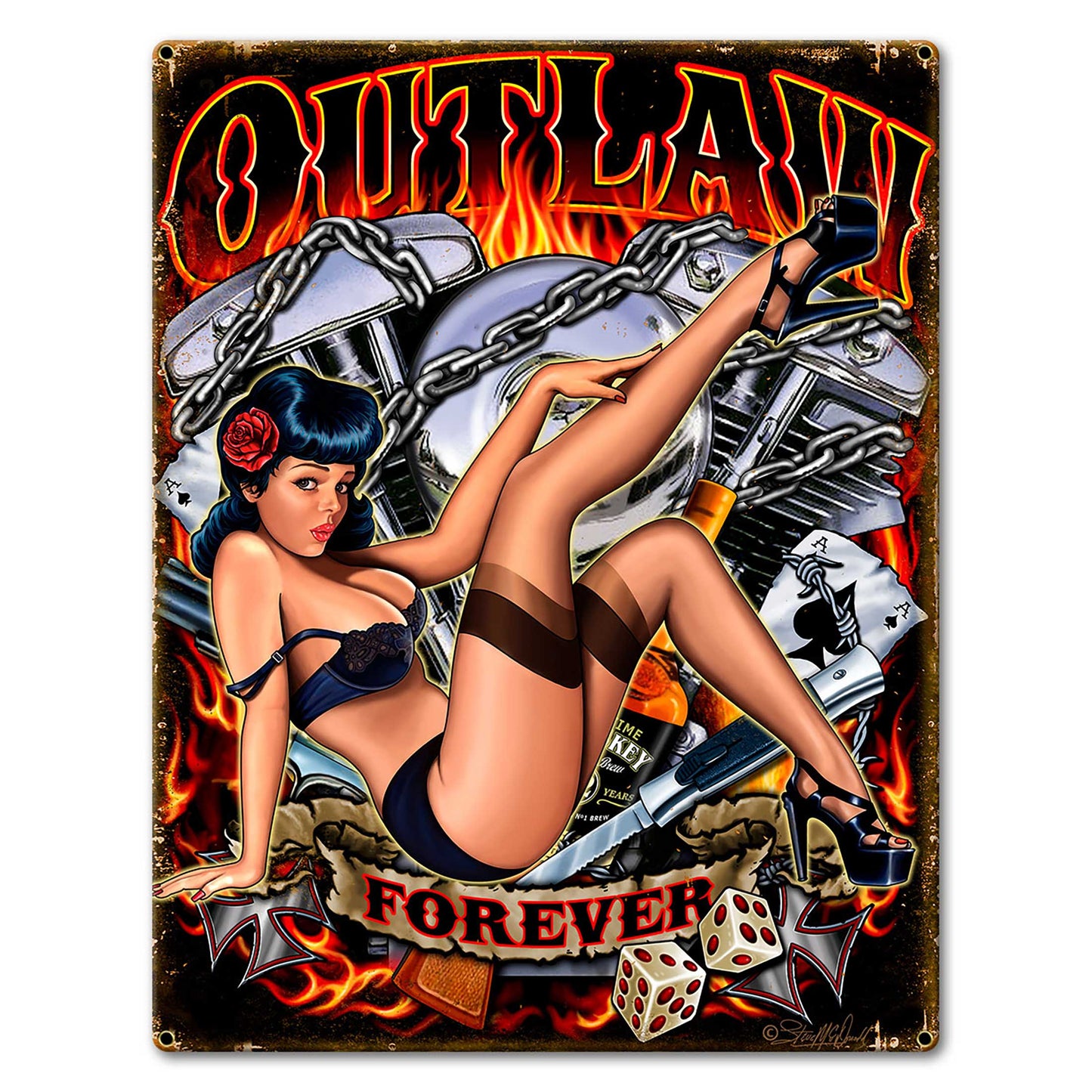 Outlaw Forever 12 x 16
