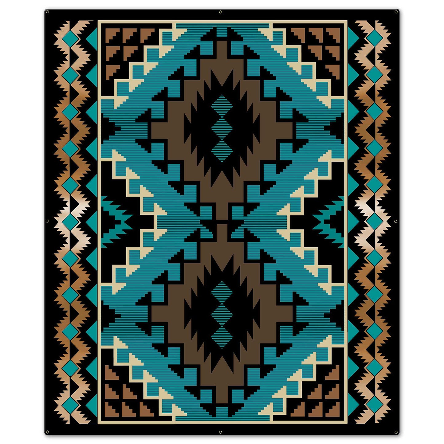 Brown Blanket Look 40 x 48
