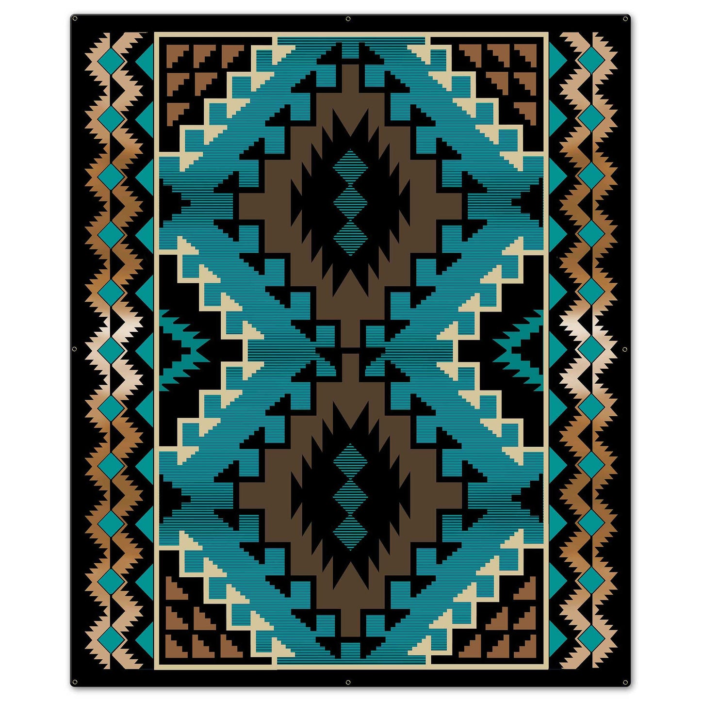 Brown Blanket Look 30 x 36
