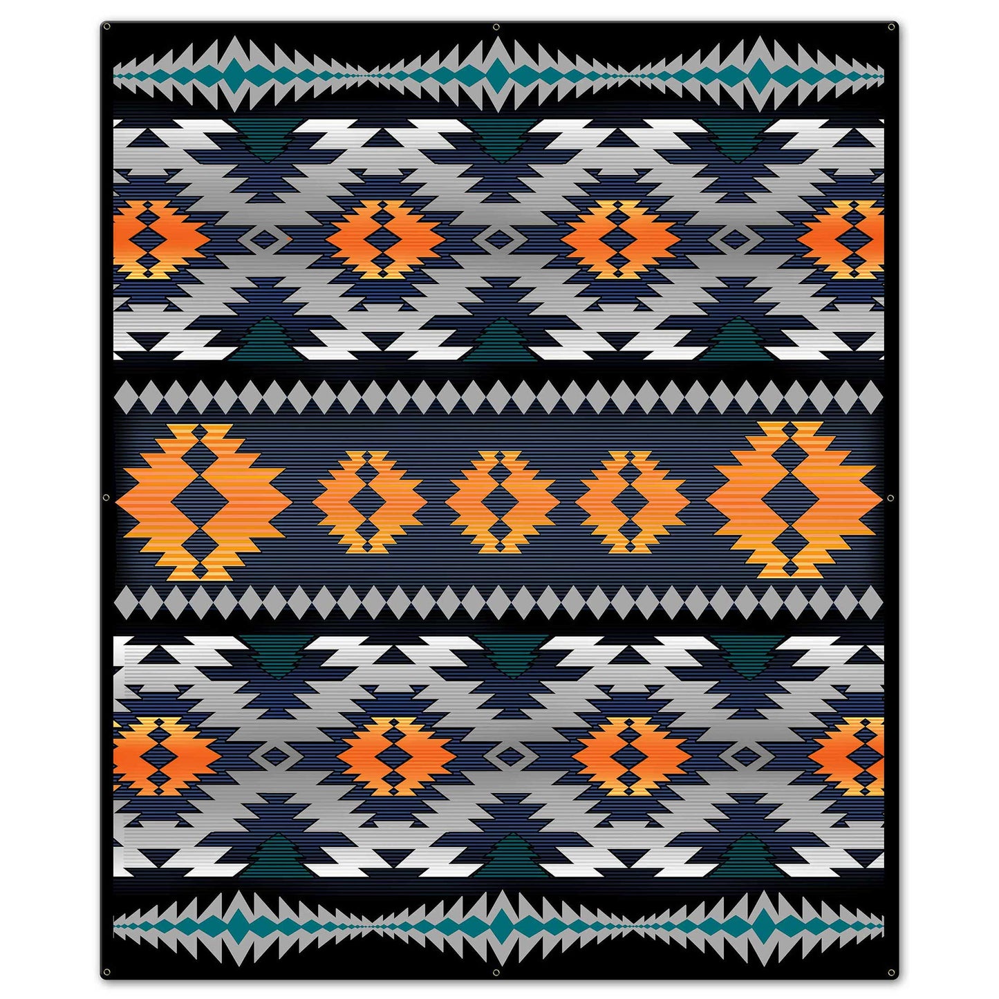 Orange Blanket Look 30 x 36