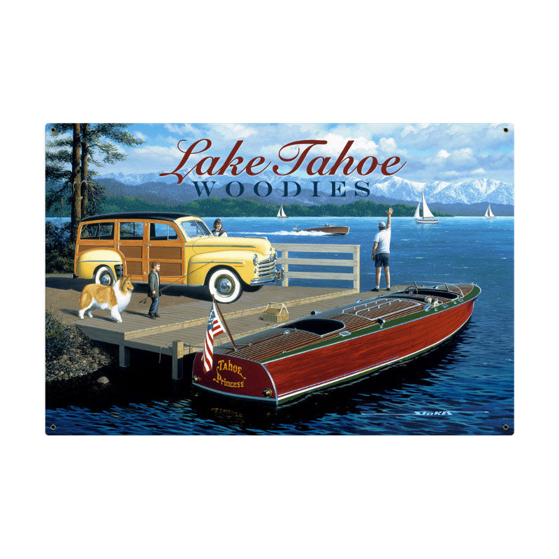 Lake Tahoe Woodies 36 x 24