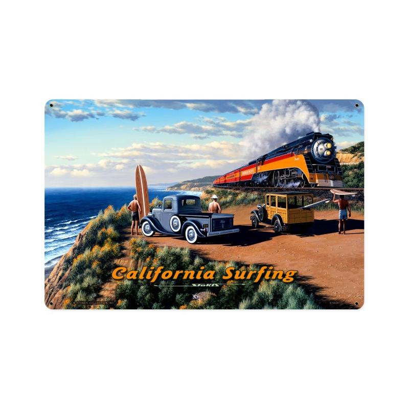 California Surfing 18 x 12