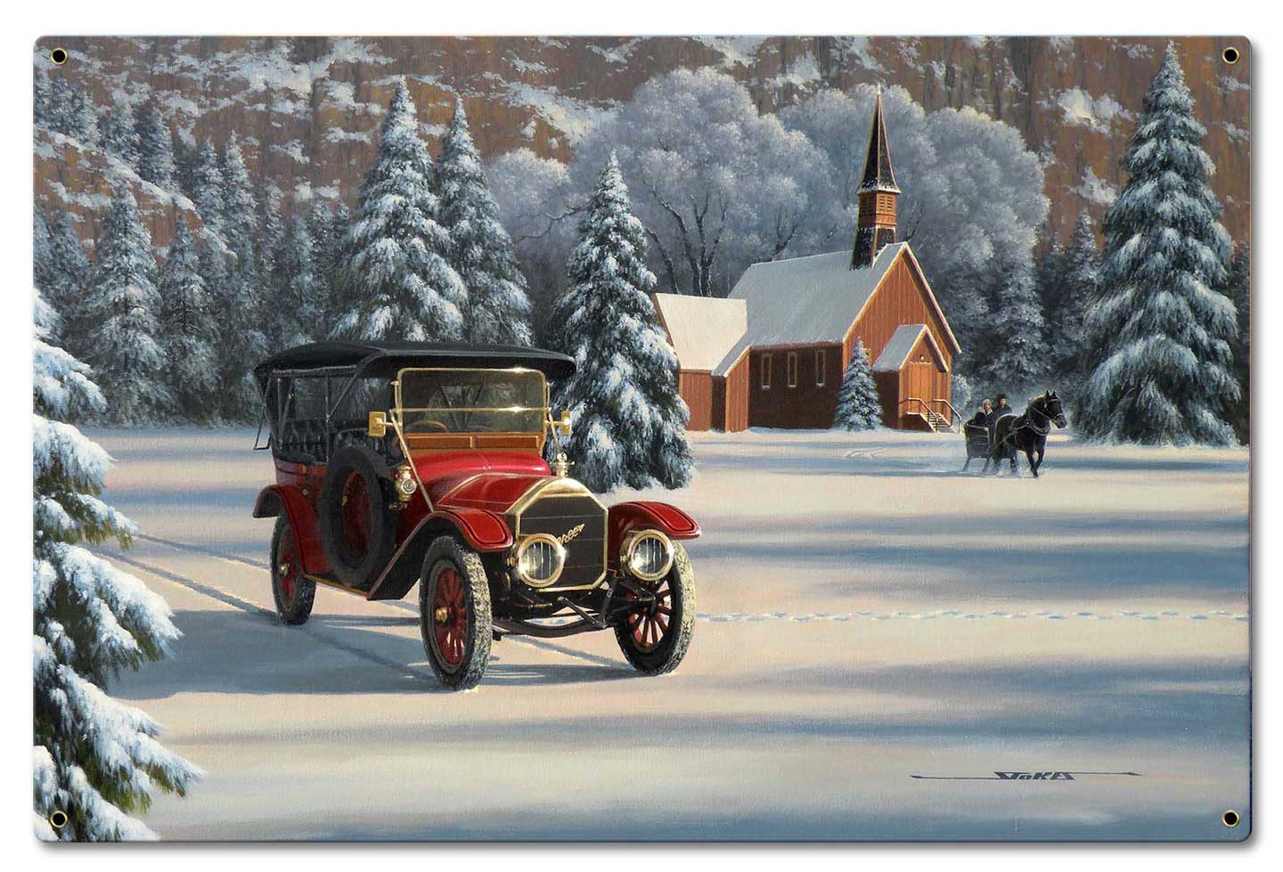 1912 Pierce Arrow 24 x 16
