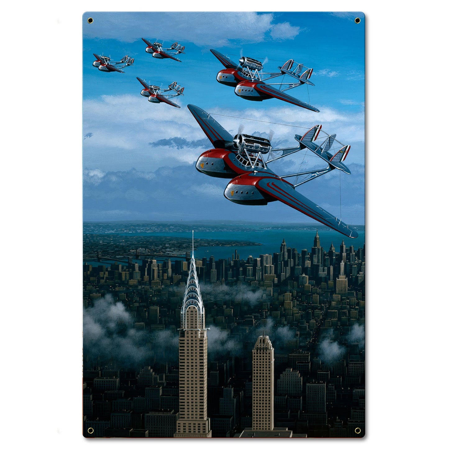 Planes Over New York 16 x 24
