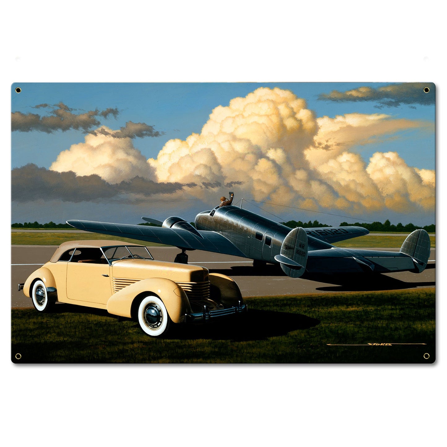 Cord And Plane 24 x 16