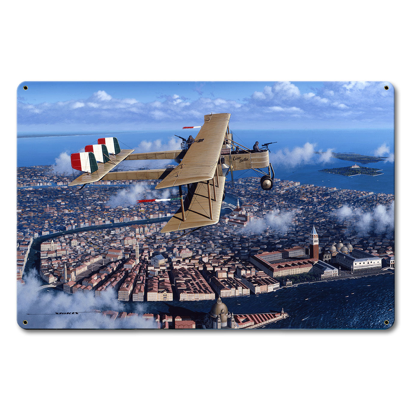 Ciao Bella Over Venice 18 x 12