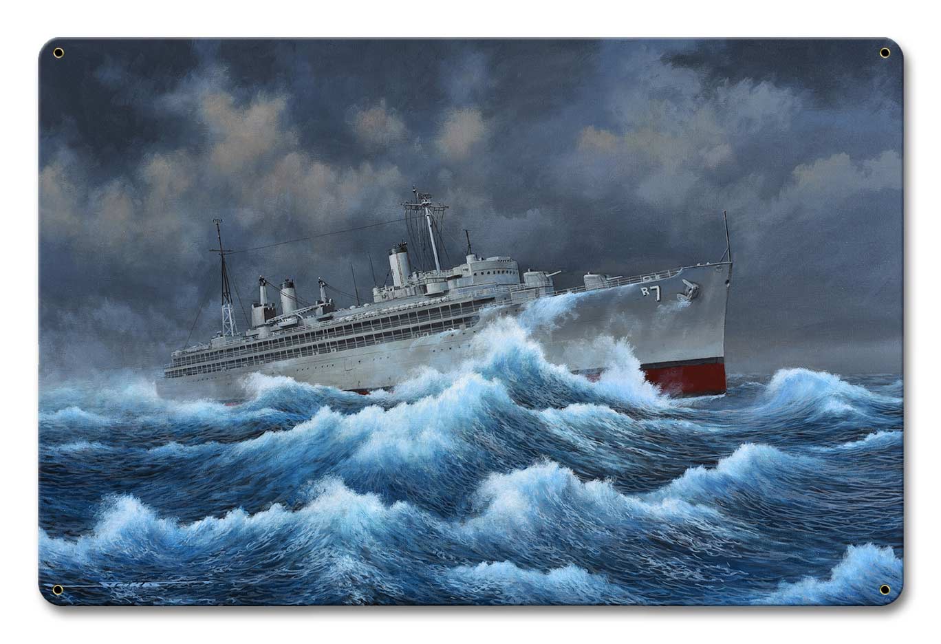 Uss Hector 18 x 12