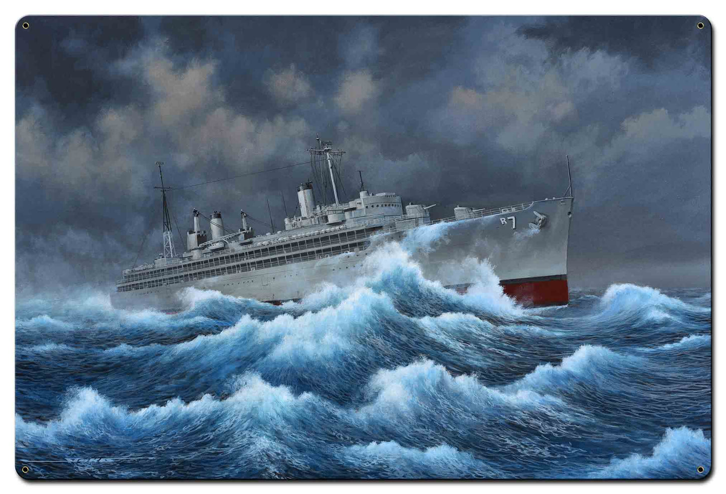 Uss Hector 36 x 24
