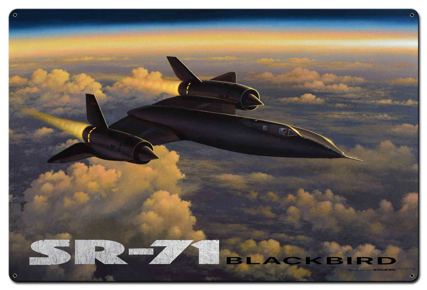 Sr-71 Blackbird 36 x 24