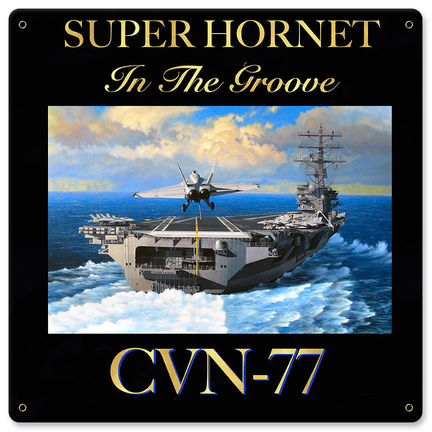 Super Hornet Cvn-77 12 x 12