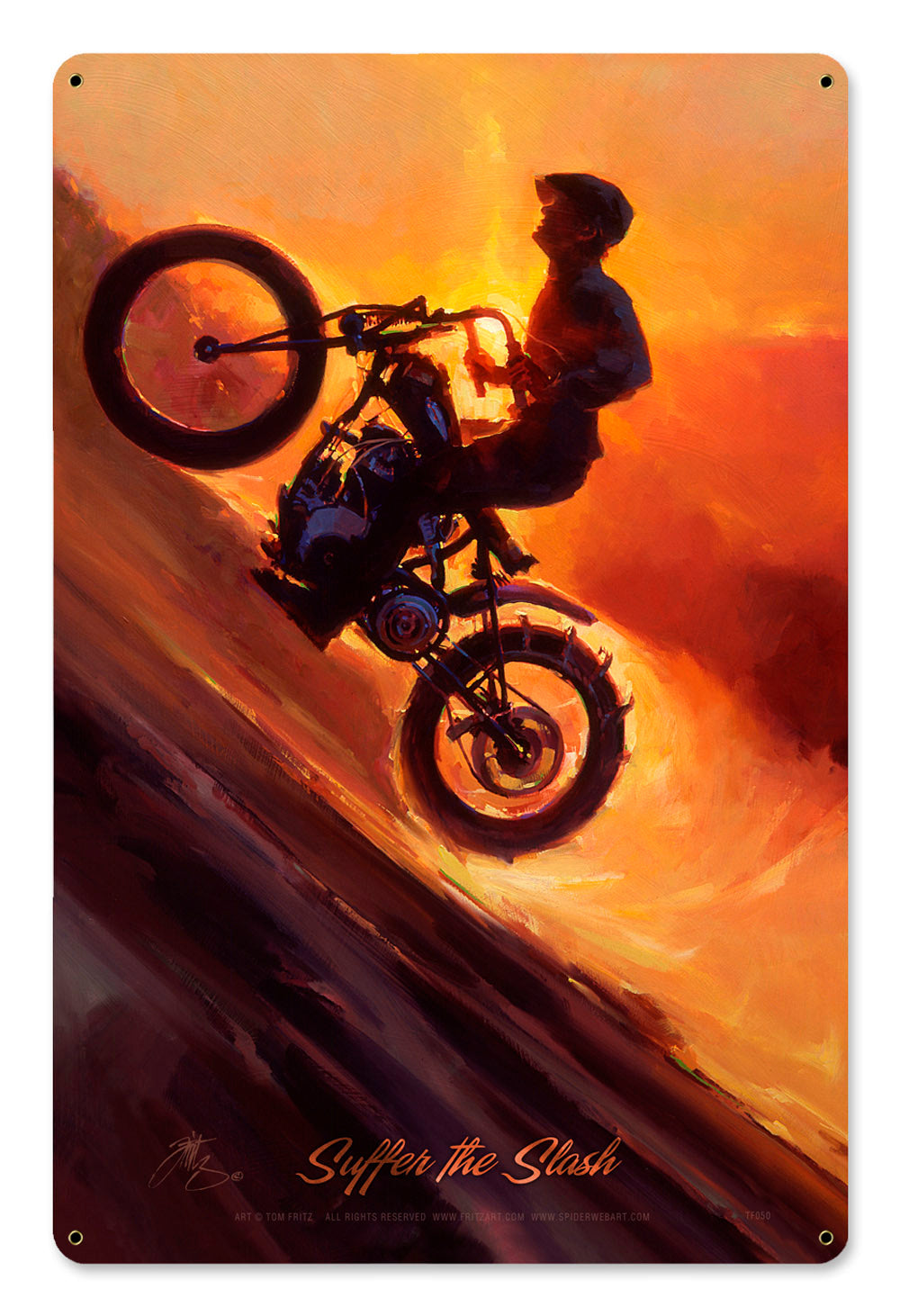 Suffer The Slash 12 x 18