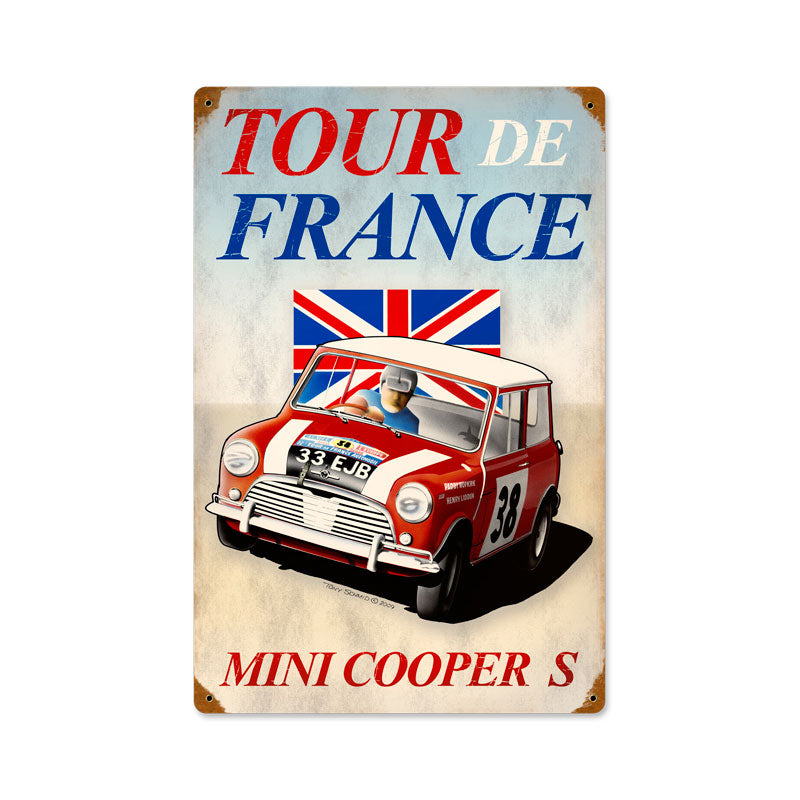 Mini Cooper 12 x 18