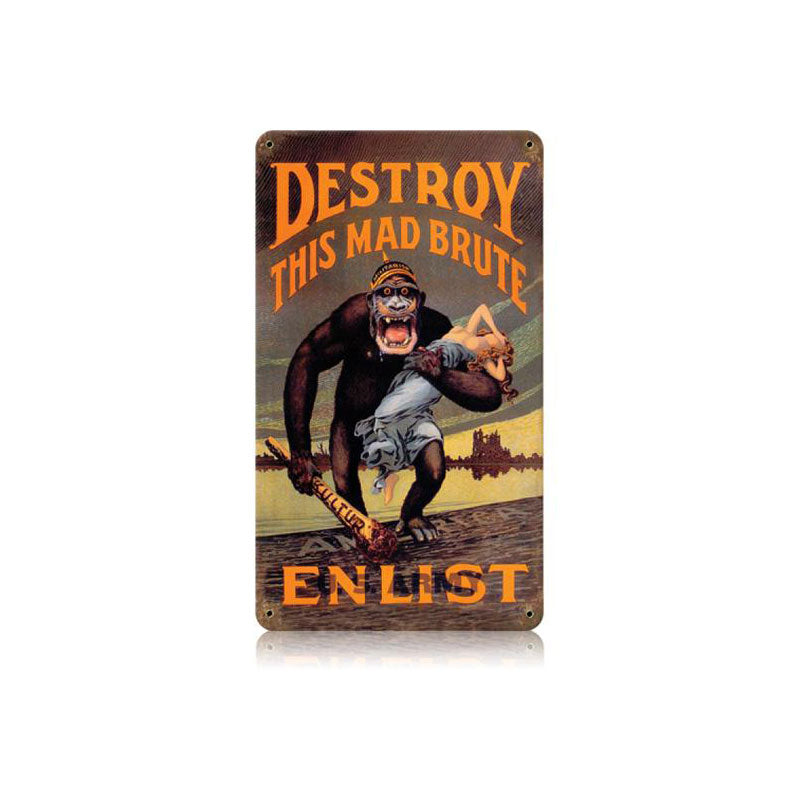 Destroy Kaiser Monkey 8 x 14