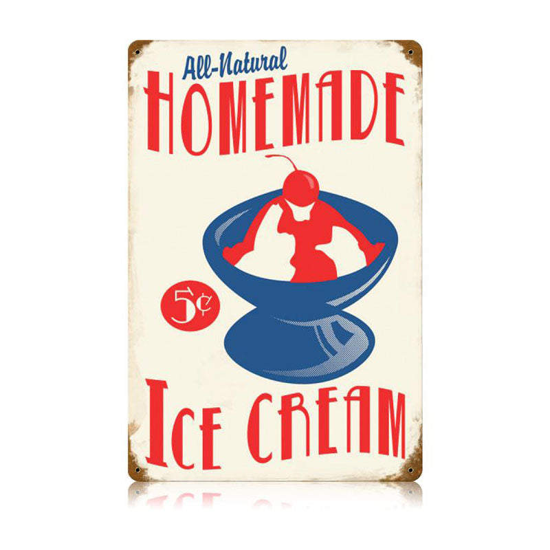 Homemade Ice Cream 12 x 18