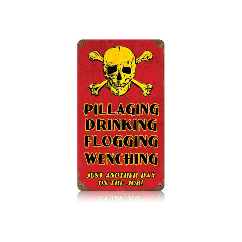 Pillaging Drinking Pirates 8 x 14