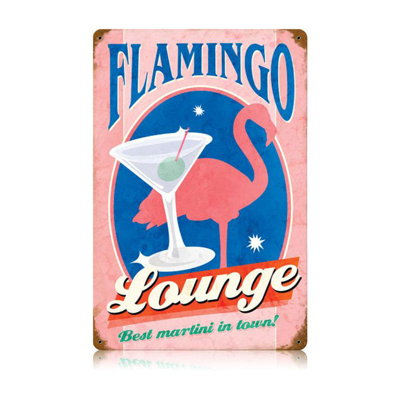 Flamingo Lounge 12 x 18