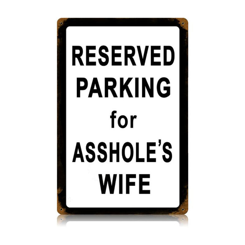 Asshole'S Wife 12 x 18