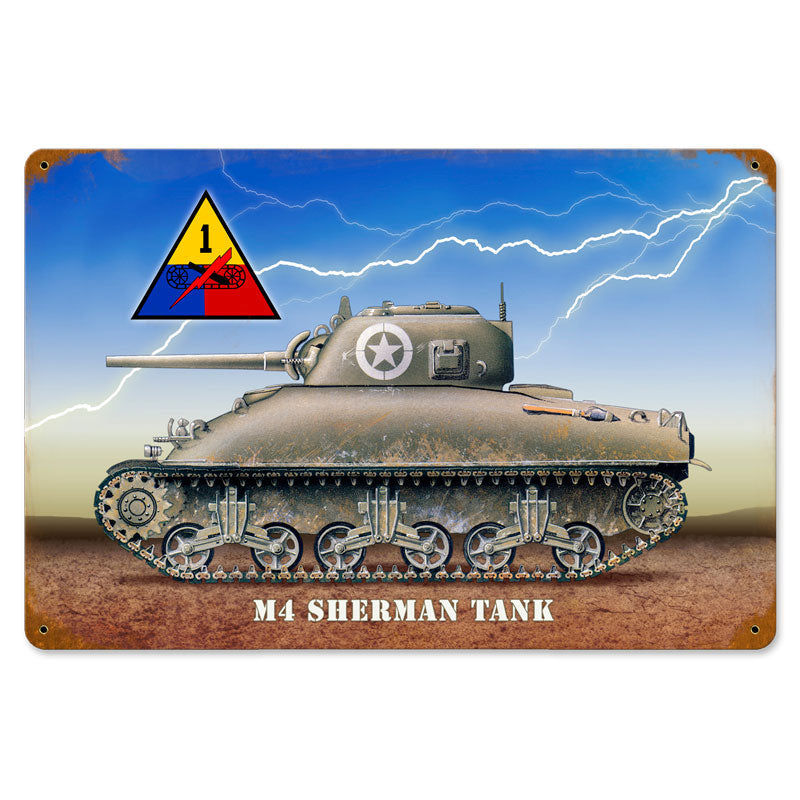 Sherman Tank 18 X 12
