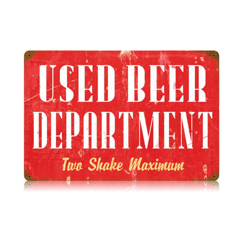 Used Beer 18 x 12