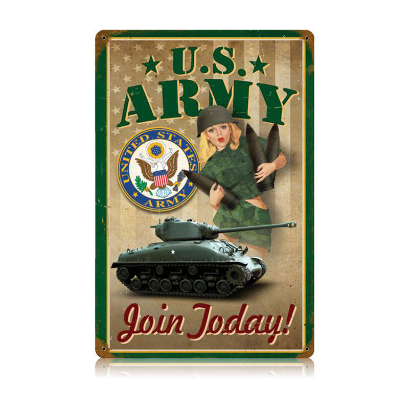 Army Pin Up 12 X 18