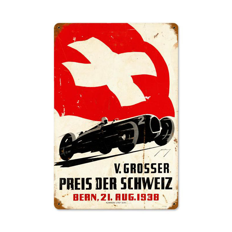 Swiss Race Car 12 x 18