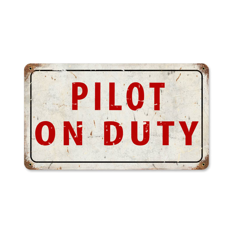 Pilot On Duty 14 x 8