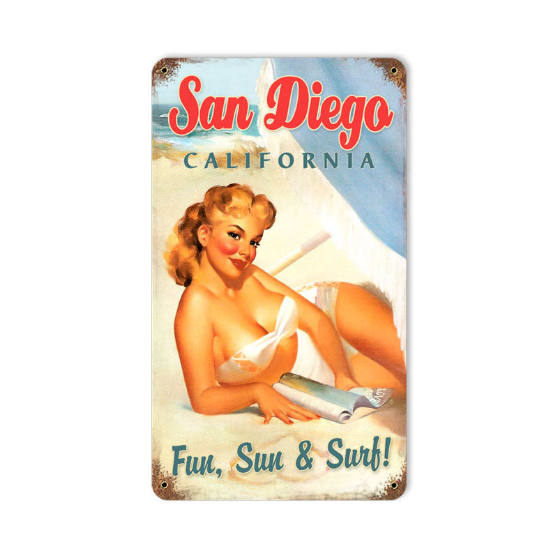 San Diego Pinup 8 x 14