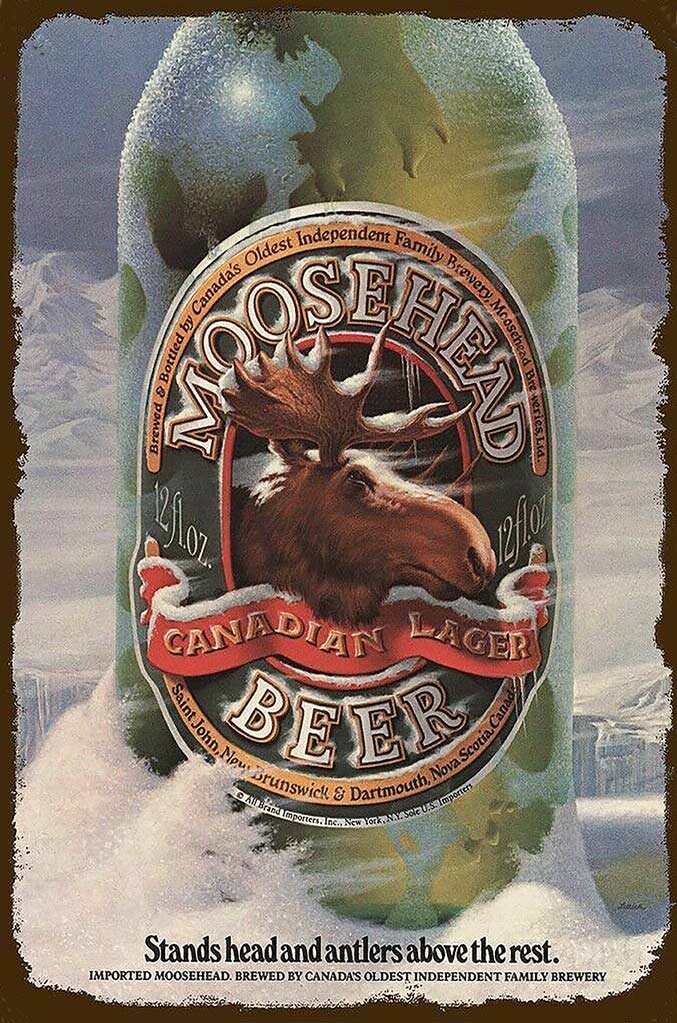 Mossehead Beer Ad 12 X 18