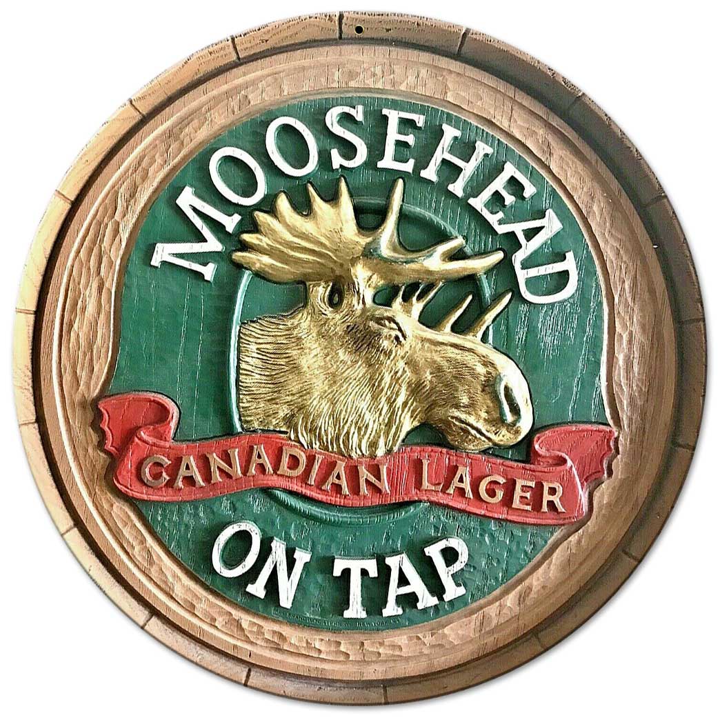 Moosehead Barrel 14 X 14