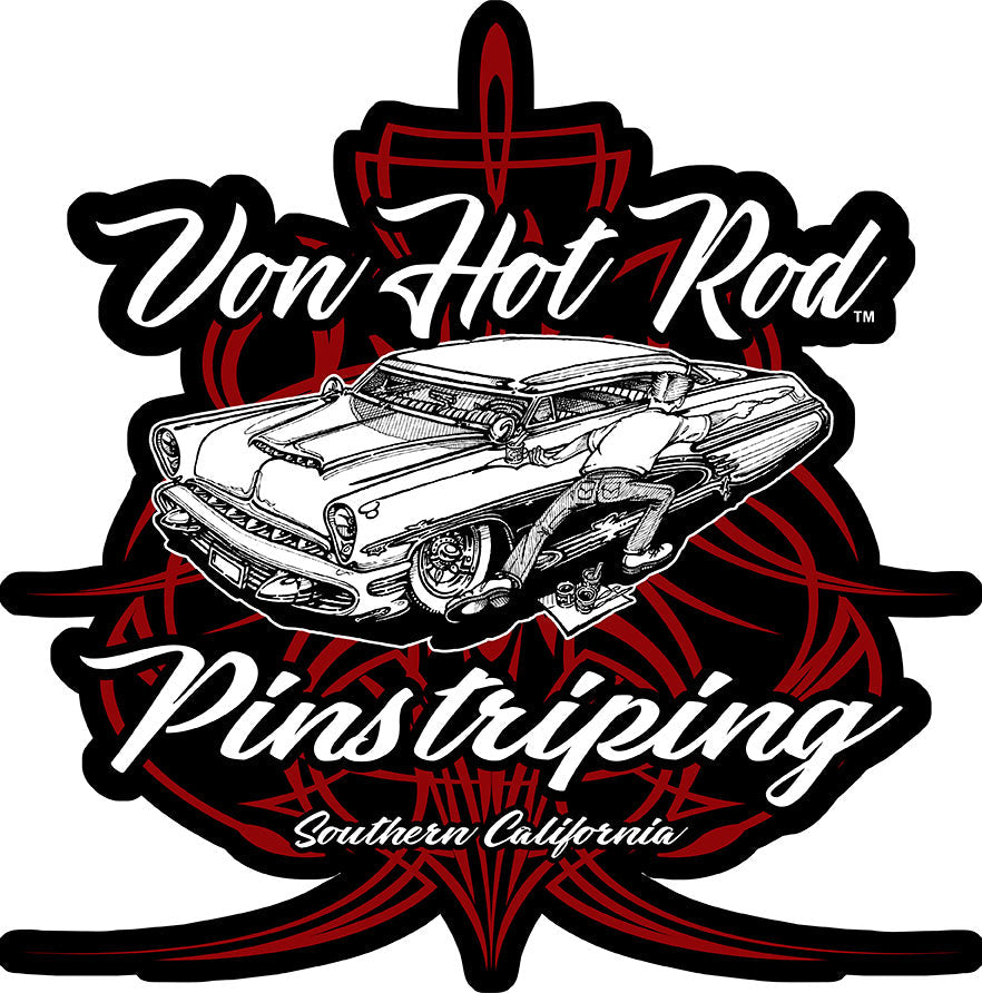 Von Hot Rod Pinstriping 12 x 12