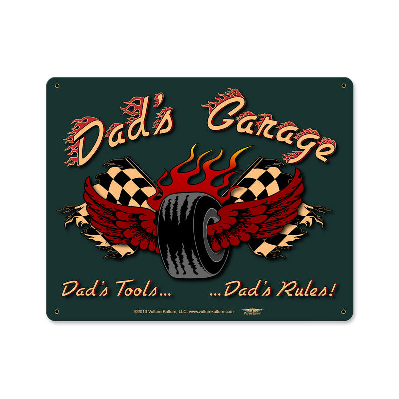 Dad'S Garage Tire 15 x 12