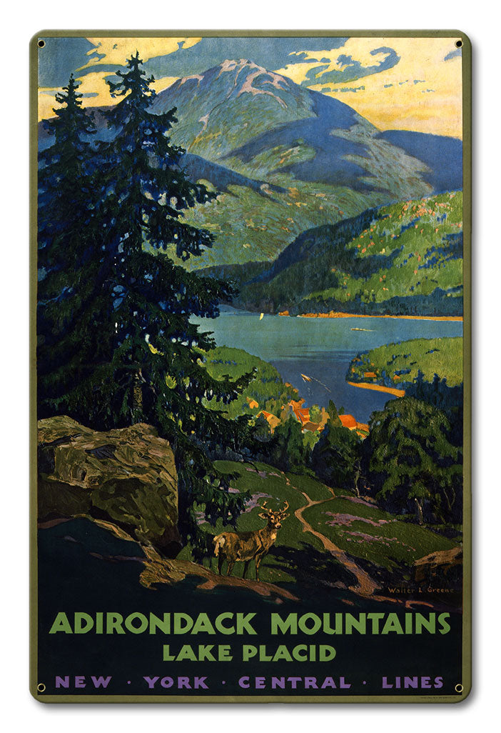 Adirondack Mountains 12 x 18