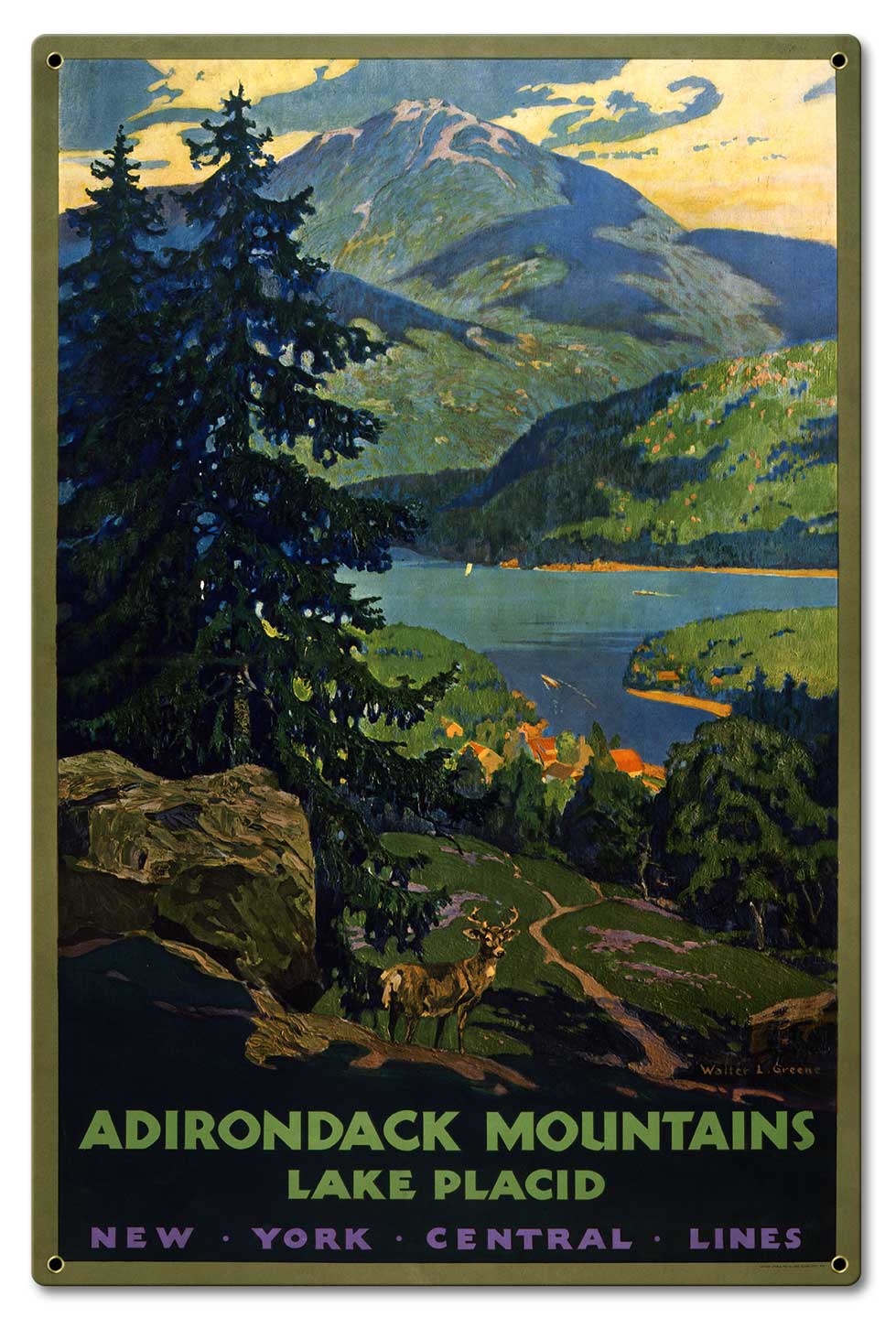 Adirondack Mountains 16 x 24