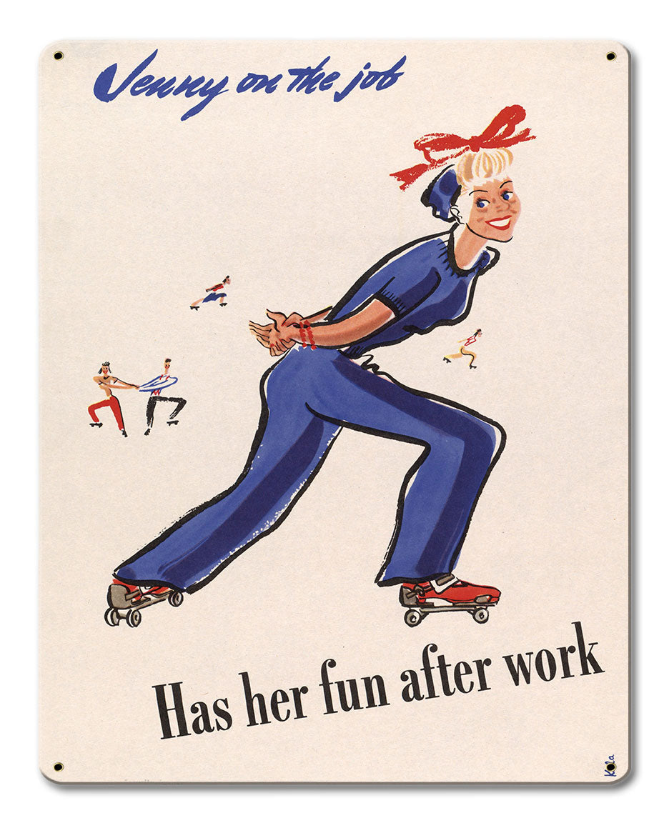 Jenny On The Job After Work 24 x 30