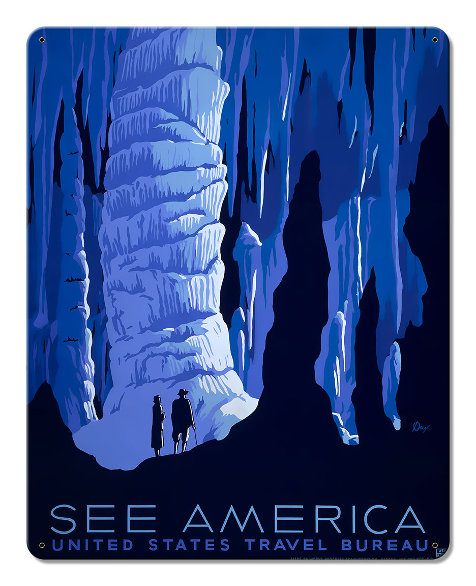 See America Blue Cavern 12 x 15