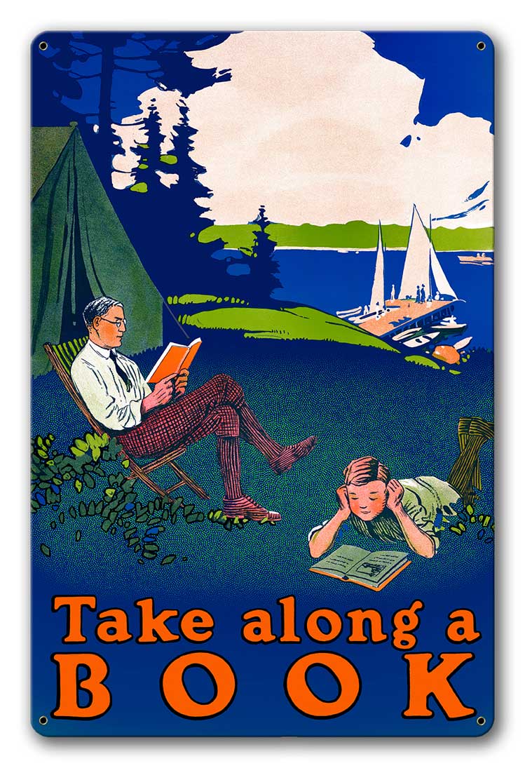 Take Along A Book 24 x 36