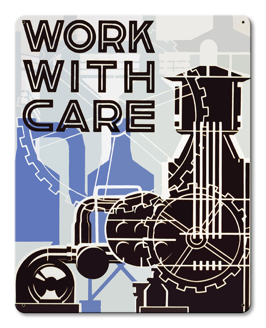 Work With Care 12 x 15