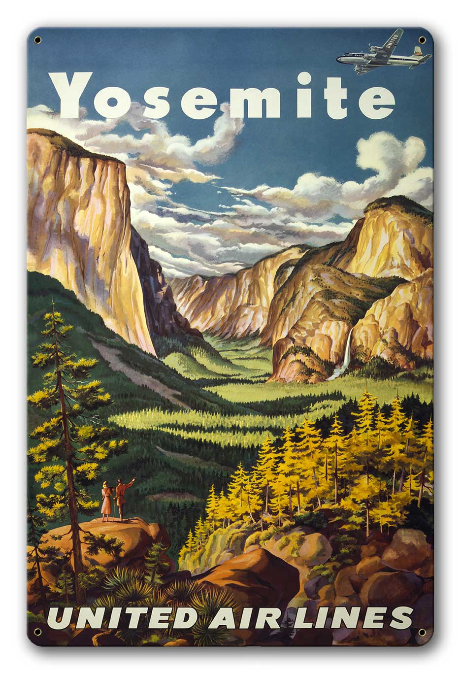 Yosemite By Airliner 24 x 36